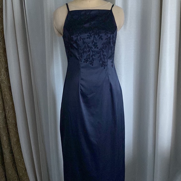 Navy special event maxi dress - Picture 4 of 11